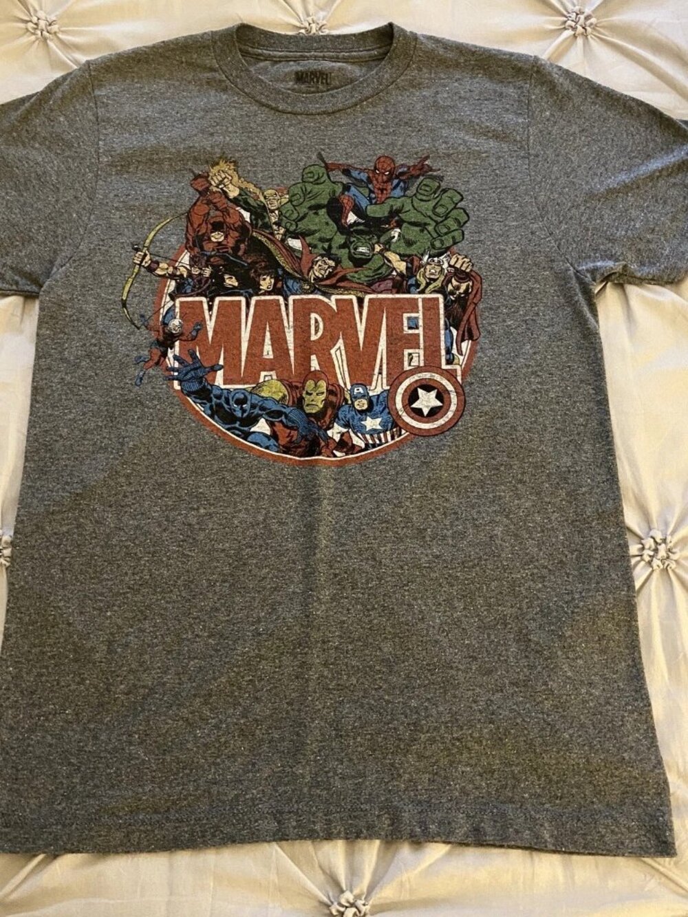 Marvel Comics Vintage Classic Multiple Hero T Shirt Small